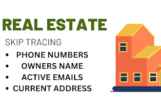 offer skip tracing for real estate and llc