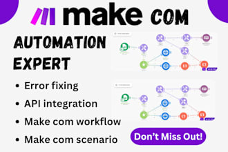 do or fix make com automation make com scenario integration make com api webhook