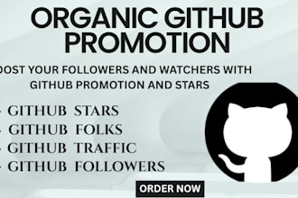 do github promotion, viewers, folks, stars