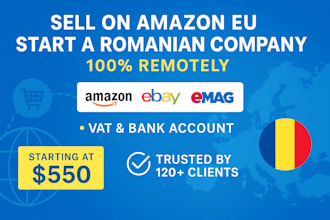 open romanian company for amazon fba remote setup