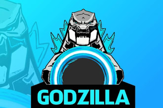 godzilla logo design epic, fierce unforgettable branding