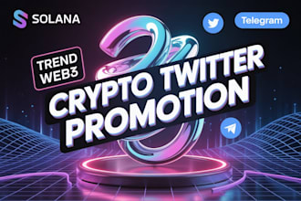 crypto pump 100x solana memecoin, presale, token,nft,ico,web3, twitter promotion