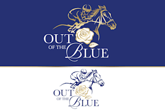 design out blue stables racing logo