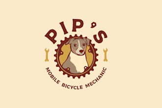 design captivating mobile bicycle mechanic logo