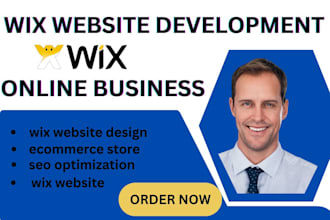 build wix website design develop wix website redesign wix website online store