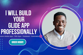 build responsive no code glide apps for business, CRM, or client portals