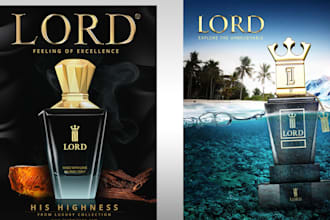 design luxury perfume, itar, fragrance box and label design