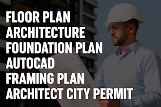 floor plan foundation plan framing plan autocad site plan blueprint city permit