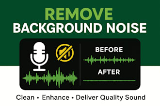 remove background noise and clean your audio professionally
