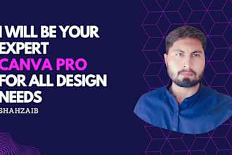be your canva pro expert for all design needs