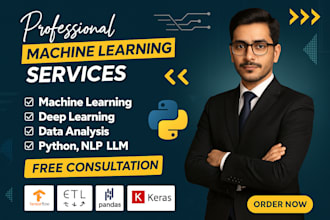 help you with your ml projects,ml tasks and assignments