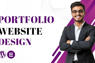 design a modern portfolio website, personal portfolio, or business website