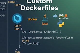 create optimized dockerfiles for your java or python apps