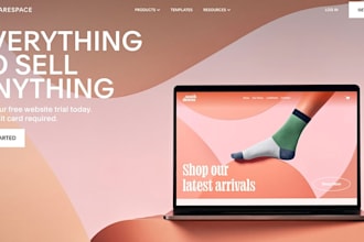 develop modern squarespace website redesign squarespace expert website design