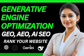 generative engine optimization GEO and SEO for chatgpt, gemini, and google