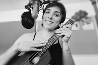 compose a jingle for you with ukulele, voice and other instruments