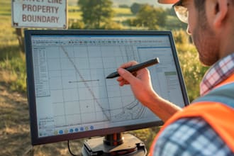 create a tomography or alta land survey in auto cad