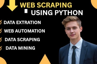 do  python web scraping data scraping and web automation data collection