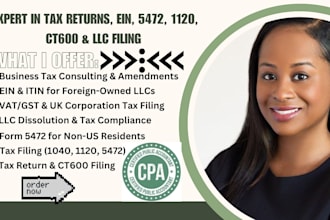 file tax returns for nonprofit, homecare, or medical courier business