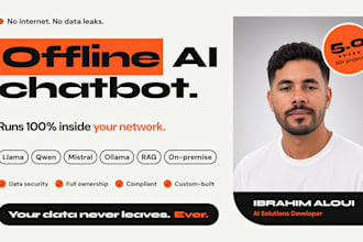 set up offline llm chatbot in your secure environment