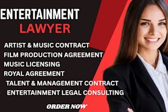 draft music, film and entertainment contracts that protect your rights