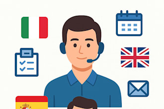be your virtual assistant or translate ita,eng,spa
