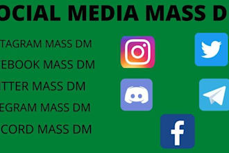 send telegram mass dm, whatsap mass dm, discord mass dm, facebook mass dm