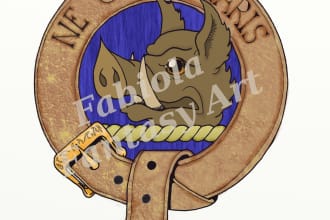 create and draw your coat of arms