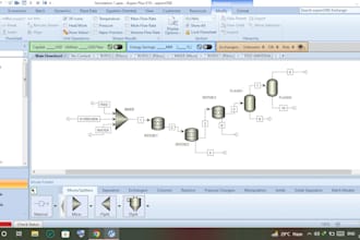 assist you in process simulation in aspen plus, aspen hysys