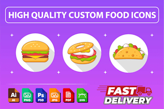 design custom vector icons and flat icon sets