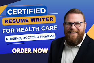 write ats optimized resumes and CV for healthcare, nursing, and medical jobs