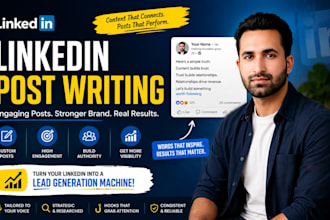 write linkedin posts as your ghostwriter