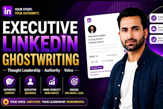 ghostwrite linkedin thought leadership for executives