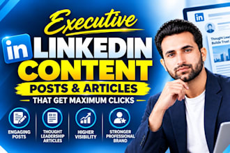ghostwrite linkedin thought leadership for executives