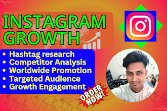 run organic instagram promotion by worldwide and super fast growth