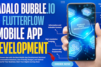 be a bubble io developer, bubble io mvp marketplace, adalo flutterflow developer