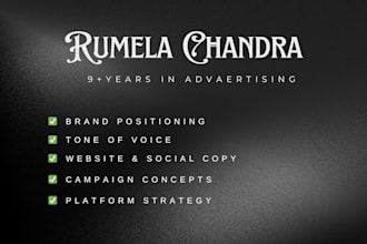 craft brand strategy, tone of voice, and copy that makes you unforgettable