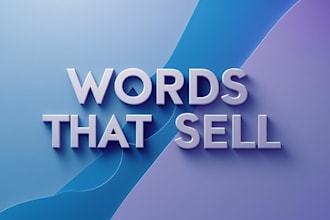 write captions, product descriptions, or ad copy that sells