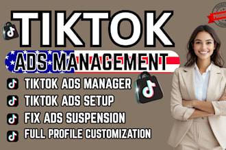 create tiktok ads account au,bm,US,eu manage tiktok ads campaign setup tiktok ad