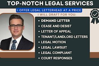 draft legal complaints, petitions, motions, lawsuit, letters and court documents