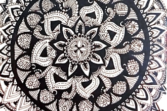 create custom mandala art for mindfulness and therapy