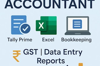 do accounting and bookkeeping using tally erp and prime