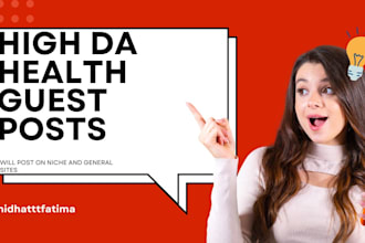 publish high da dr niche health guest posts with backlinks