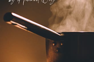 design a custom appealing cookbook cover