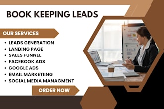 generate bookkeeping leads income tax leads tax website book keeping website smm