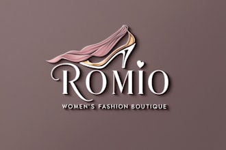design a logo with a realistic storefront mockup