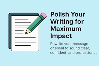 rewrite your email or message to sound professional