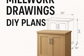create millwork shop drawings, and DIY woodworking plans