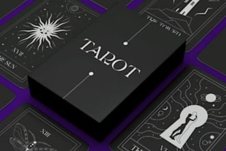 design a custom playing cards, poker, tarot or board game