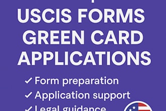 help with uscis forms and green card applications